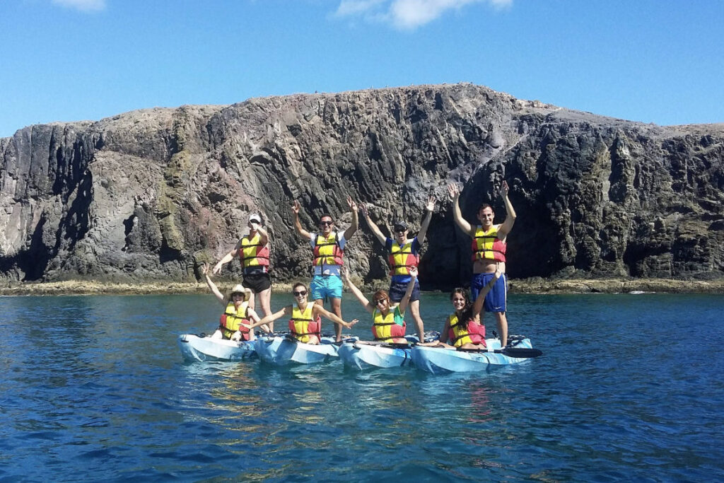 Kayak Lanzarote at Papagayo beaches