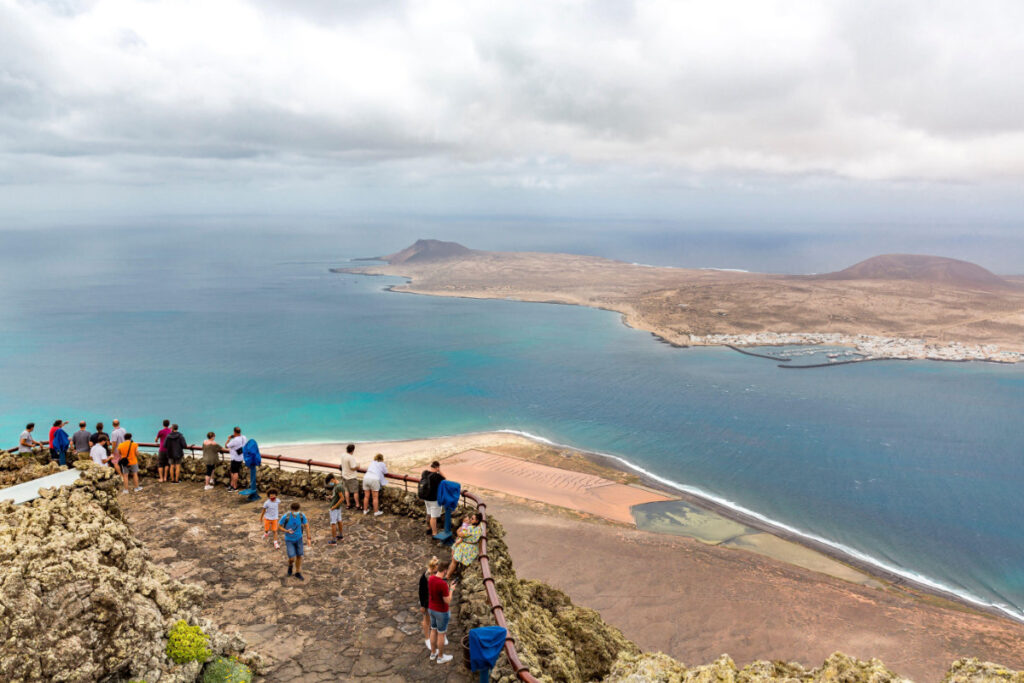 Viewing terrace, Mirador del Rio, Lanzarote, Canary Islands