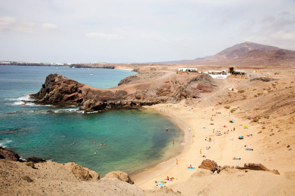 Papagayo beaches in Lanzarote